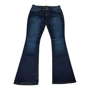 BKE Reserve Women’s Stella Dark Wash B107 Kick Flare Stretch Jean Size 30 Long